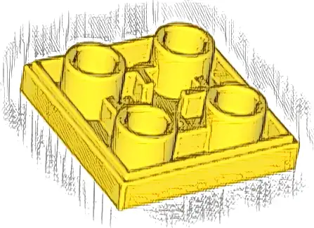 Tile, Modified 2 x 2 Inverted