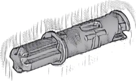 Technic, Axle  1L with Pin 2L with Friction Ridges