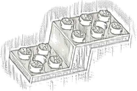 Bracket 5 x 2 x 1 1/3 with 2 Holes and Bottom Tube