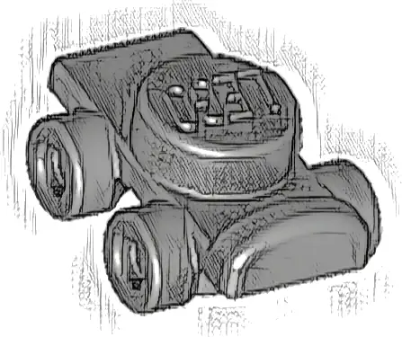 Minifigure Footgear Roller Skate