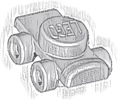 Minifigure Footgear Roller Skate