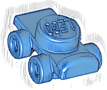 Minifigure Footgear Roller Skate