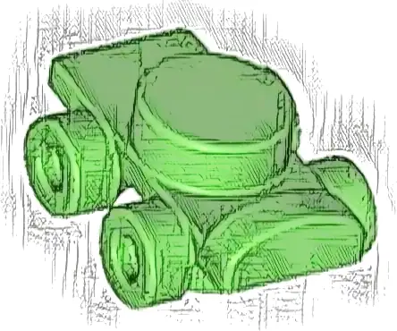 Minifigure Footgear Roller Skate