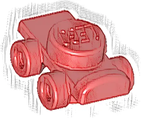 Minifigure Footgear Roller Skate