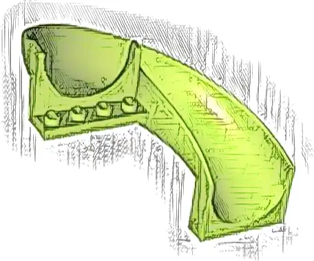 Slide Playground 7 x 12 x 8 1/3 Curved 180 degrees