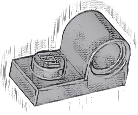 Plate, Modified 1 x 2 with Pin Hole on Top