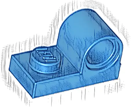 Plate, Modified 1 x 2 with Pin Hole on Top