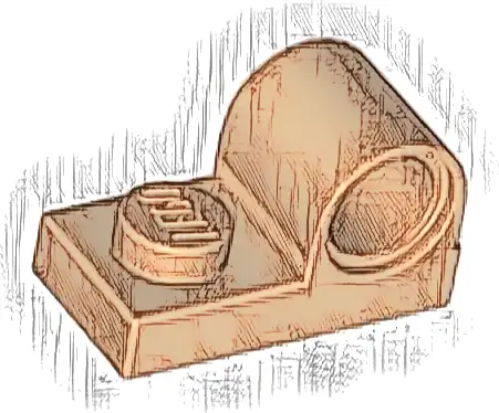 Plate, Modified 1 x 2 with Pin Hole on Top