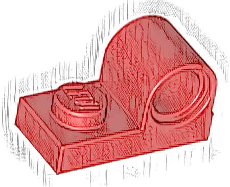 Plate, Modified 1 x 2 with Pin Hole on Top