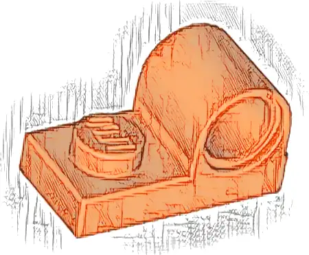 Plate, Modified 1 x 2 with Pin Hole on Top