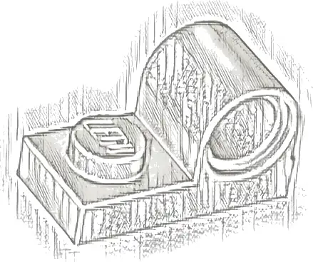 Plate, Modified 1 x 2 with Pin Hole on Top