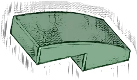 Slope, Curved 2 x 1 x 2/3