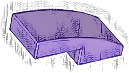 Slope, Curved 2 x 1 x 2/3