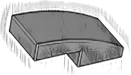 Slope, Curved 2 x 1 x 2/3