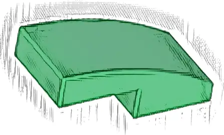 Slope, Curved 2 x 1 x 2/3