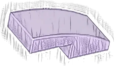 Slope, Curved 2 x 1 x 2/3