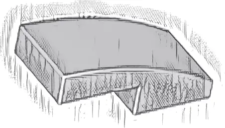 Slope, Curved 2 x 1 x 2/3