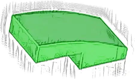 Slope, Curved 2 x 1 x 2/3