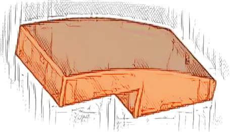 Slope, Curved 2 x 1 x 2/3