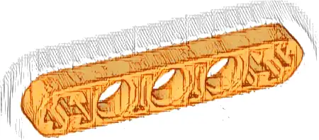 Technic, Liftarm Thin 1 x 5 - Axle Holes