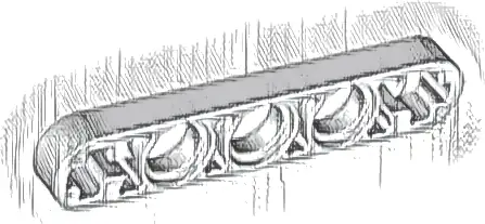 Technic, Liftarm Thin 1 x 5 - Axle Holes