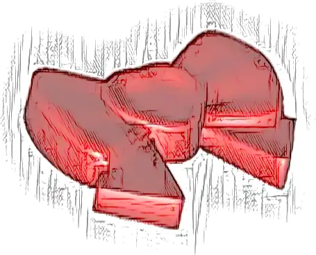 Friends Accessories Hair Decoration, Bow with Heart, Long Ribbon, and Small Pin