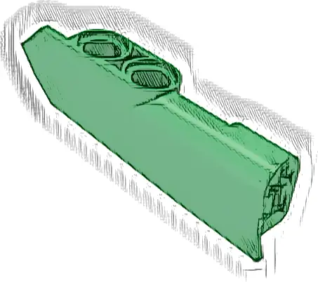 Technic, Panel Fairing #22 Very Small Smooth, Side A