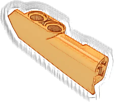 Technic, Panel Fairing #22 Very Small Smooth, Side A