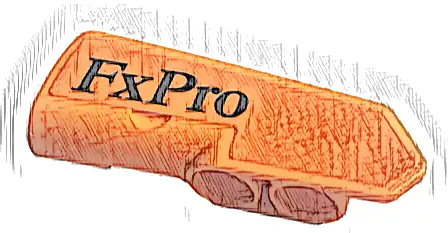 Technic, Panel Fairing #22 Very Small Smooth, Side A with Black 'FxPro' Pattern (Sticker) - Set 42141