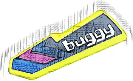 Technic, Panel Fairing #22 Very Small Smooth, Side A with Blue Honeycomb, Black and Dark Pink Chevrons and White 'buggy' Pattern (Sticker) - Set 42164