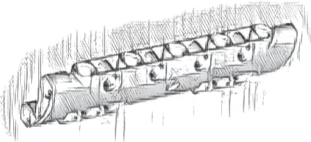 Technic, Panel Curved 11 x 3 with 10 Pin Holes through Panel Surface