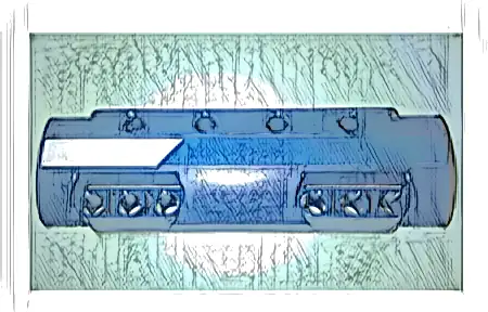 Technic, Panel Curved 11 x 3 with 10 Pin Holes through Panel Surface with White Stripe Pattern Model Right Side (Sticker) - Set 41999