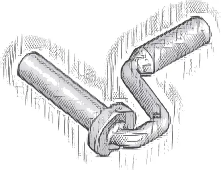 Minifigure, Utensil Paint Roller Brush Handle