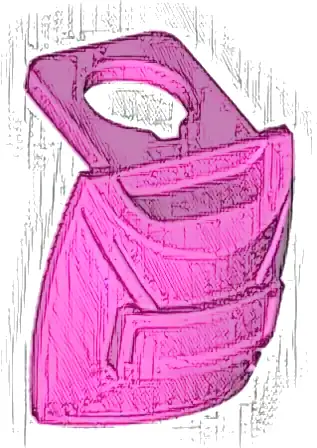 Minifigure Backpack Thin, Parachute Container