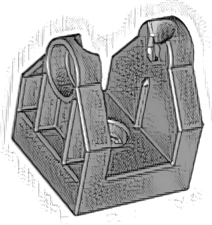 Duplo Drum Reel Holder 2 x 2 x 2