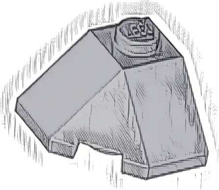 Wedge 2 x 2 (Slope 45 Corner)