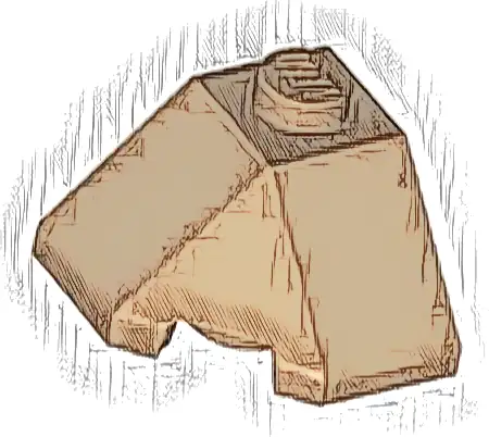 Wedge 2 x 2 (Slope 45 Corner)