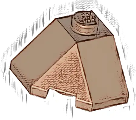 Wedge 2 x 2 (Slope 45 Corner)