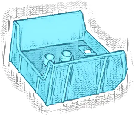 Duplo Tipper Bucket Bed with Lip and Cutout