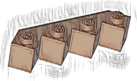 Brick, Modified Facet 4 x 4