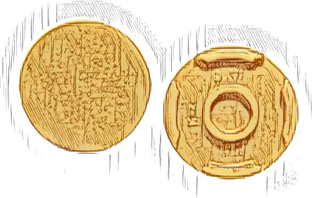 Tile, Round 2 x 2 with Bottom Stud Holder