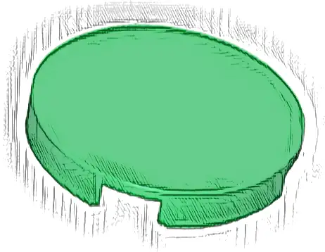 Tile, Round 2 x 2 with Bottom Stud Holder