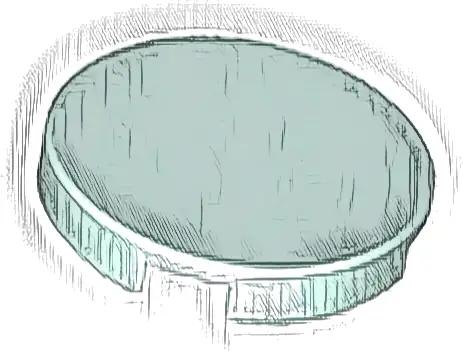 Tile, Round 2 x 2 with Bottom Stud Holder