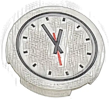 Tile, Round 2 x 2 with Bottom Stud Holder with Clock and Red and Black Hands Pattern