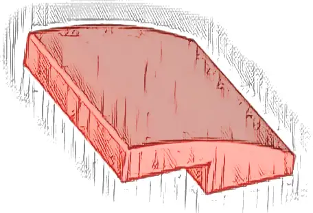 Slope, Curved 2 x 2 x 2/3