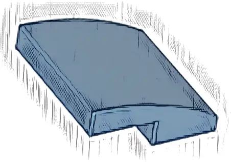 Slope, Curved 2 x 2 x 2/3