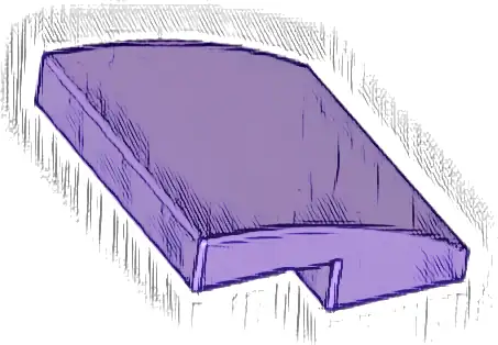 Slope, Curved 2 x 2 x 2/3