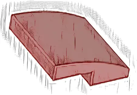 Slope, Curved 2 x 2 x 2/3