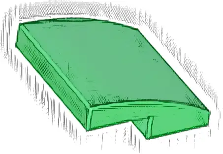 Slope, Curved 2 x 2 x 2/3