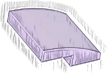 Slope, Curved 2 x 2 x 2/3